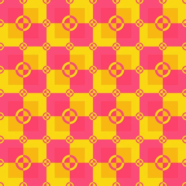 Square Pattern Acid Brown Colors — Vector de stock