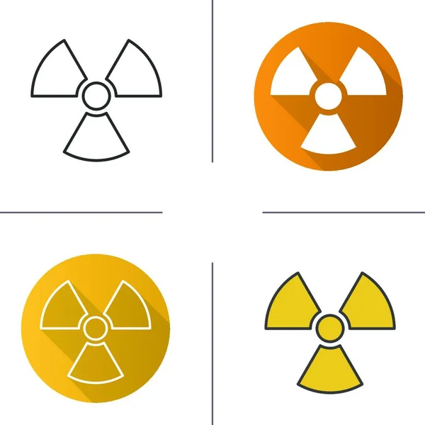 Radiation Icon Vector Illustration — Stock Vector