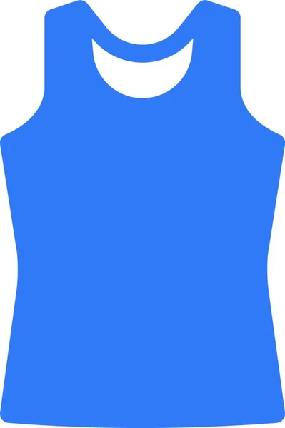 Singlet Symbol Vektor Illustration — Stockvektor