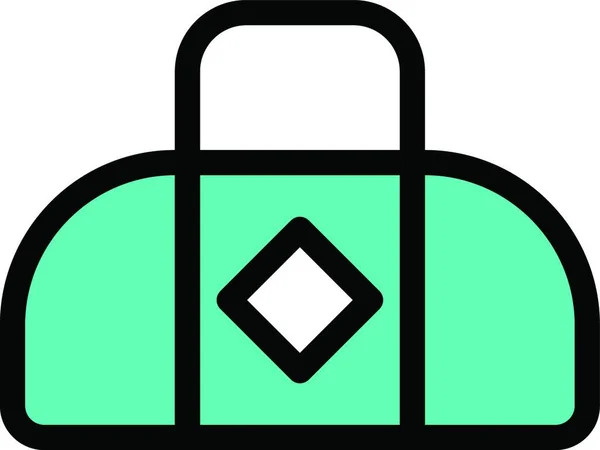Bag Web Icon Vector Illustration — Stock Vector