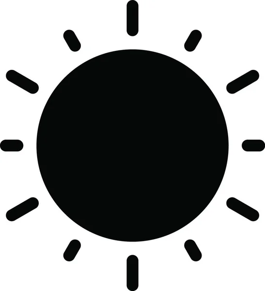 Beautiful Sun Vector Illustration — Stock Vector