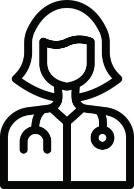 Doktor Web simgesi vektör illüstrasyonu