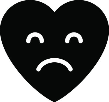 üzgün ağ simgesi, vektör illüstrasyonu 