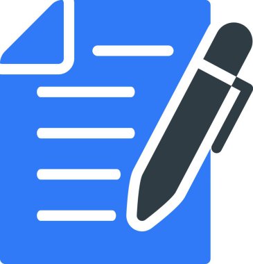 sözleşme ikonu vektör illüstrasyonu 