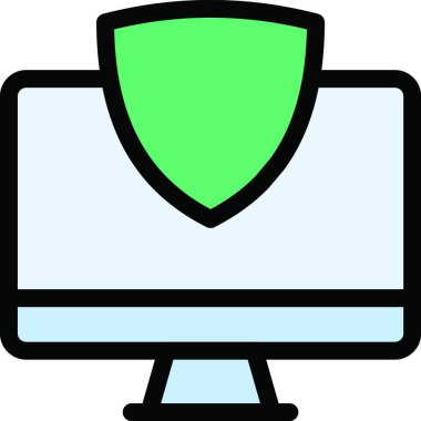 Internet güvenlik vektör çizim 