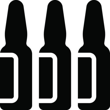 Aşı Simgesi Vektör İllüstrasyonu