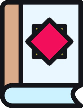 İslami simge işaret vektörü illüstrasyonu