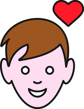 Sevilen çocuk renk simgesi