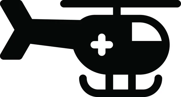 Helikopter Web Icon Vektor Illustration — Stockvektor