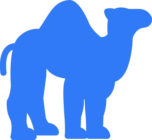 Camel Web Icon Vector Ilustración — Vector de stock