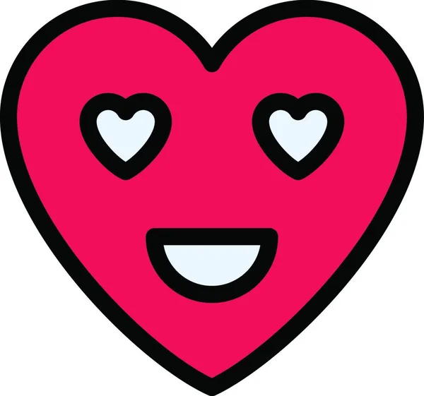Σύμβολο Αγάπης Πρότυπο Κάρτα Ημέρα Του Αγίου Βαλεντίνου Εικόνα Καρδιάς — Διανυσματικό Αρχείο