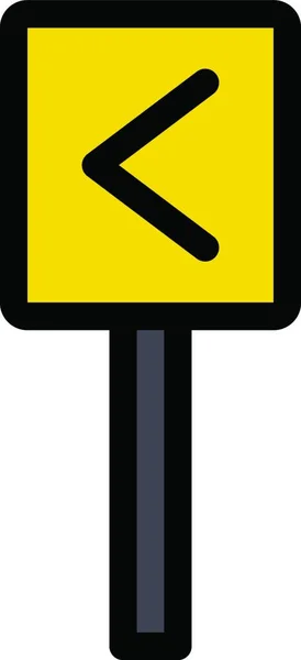 Direction Board Web Icon Vektor Illustration — Stockvektor