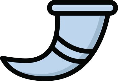 Boynuz simge vektör çizim