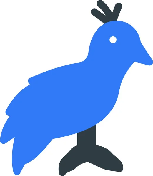 Ilustração Vetor Ícone Papagaio — Vetor de Stock