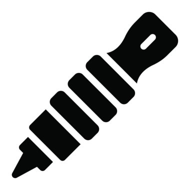 dövme simgesi vektör illüstrasyonu