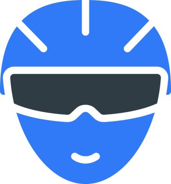 Sporcu simgesi vektör illüstrasyonu