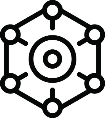 Hedef, basit vektör çizim