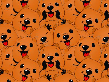 quokka pattern, simple vector illustration 