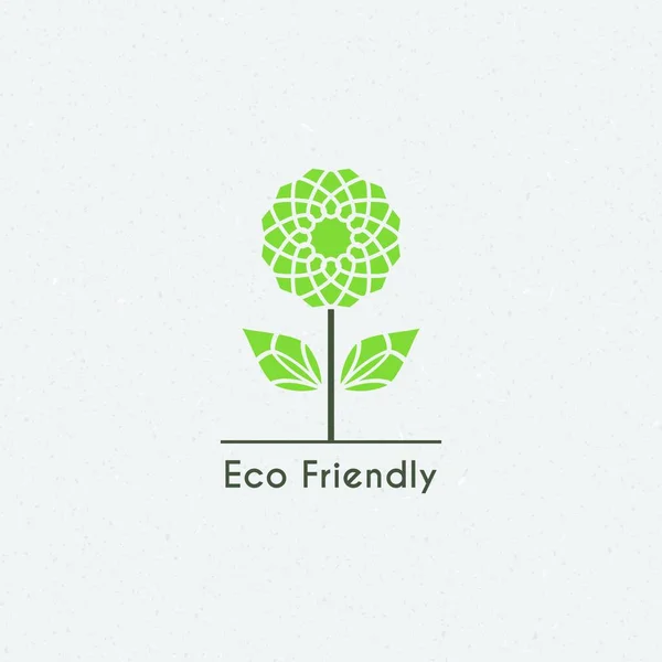 Logo Ecológico Vectorial Ilustración Vectorial — Archivo Imágenes Vectoriales