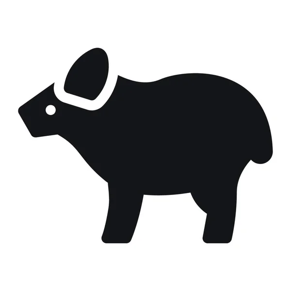 Vektorová Ilustrace Ikon Zvířat — Stockový vektor
