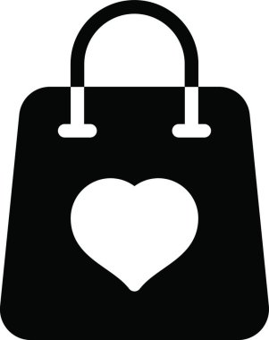 çanta web simgesi vektör illüstrasyonu