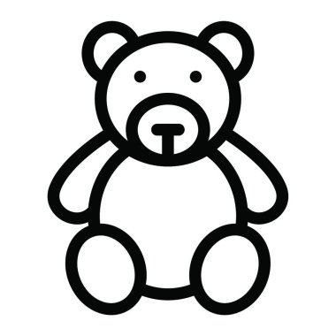 ayı ağ ikonu vektör illüstrasyonu