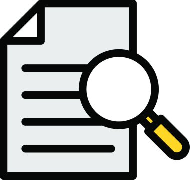 Büyüteç ağ simgesi vektör illüstrasyonu