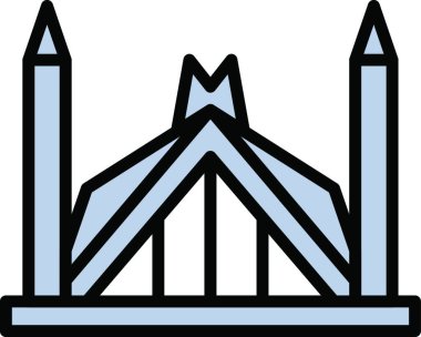 İslami simge işaret vektörü illüstrasyonu