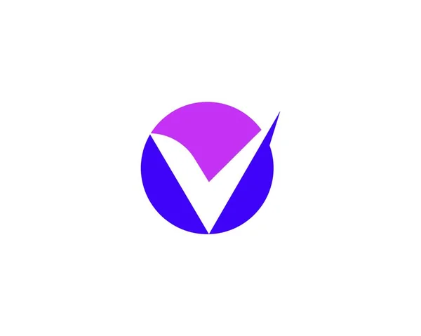 Icono Web Simple Con Letra — Vector de stock