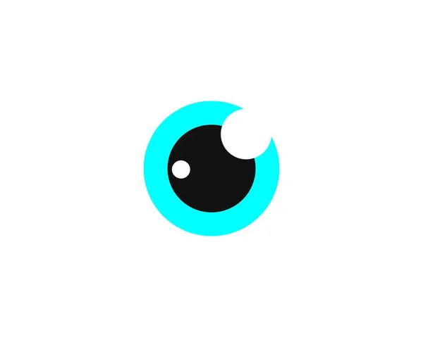 Ögonvård Logotyp Ikon Vektor Illustration — Stock vektor