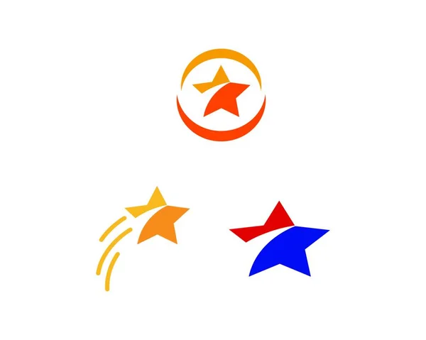 Stern Logo Symbol Vektor Illustration — Stockvektor