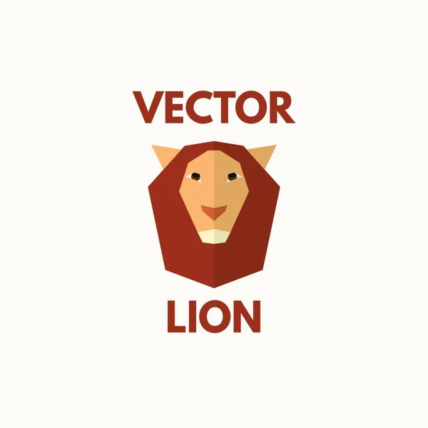 Vector Lion Symbol Vector Illustration — Stock Vector