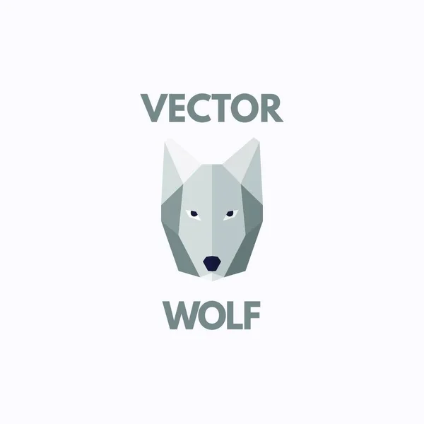 Vector Wolf Symbol Vector Illustration — Stock Vector