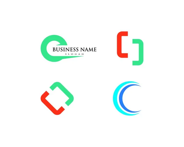 Logo Business Finance Illustration Vectorielle Icône — Image vectorielle