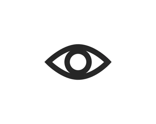 Oogverzorging Logo Pictogram Vector Illustratie — Stockvector