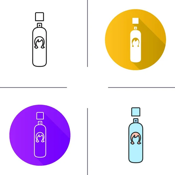 Icono Spray Para Cabello Vector Ilustración — Vector de stock