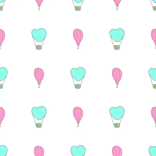 Illustration Vectorielle Des Ballons Air Bande Dessinée — Image vectorielle