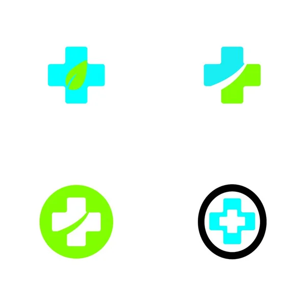 Zdrowie Medyczne Logo Ilustracja Wektor — Wektor stockowy