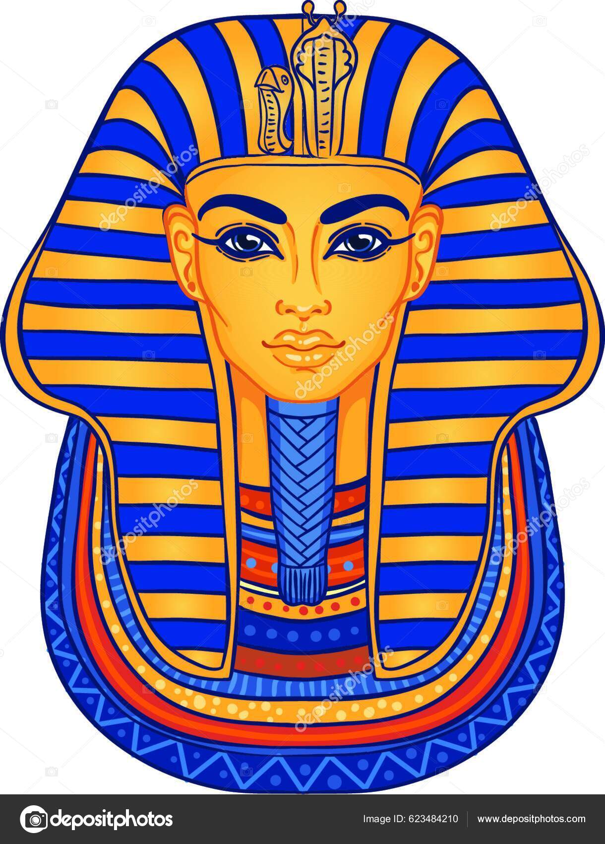 50 King tut-stockillustrasjoner | DepositPhotos, image size:1220x1700