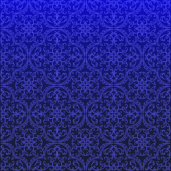 Seamless Damask Background Pattern Design Wallpaper Made Turkish Texture Ceramic — Stock Vector
