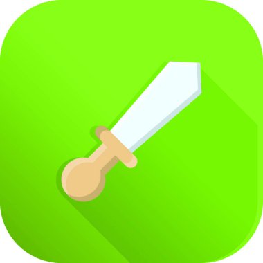 kılıç modern vektör illüstrasyonu