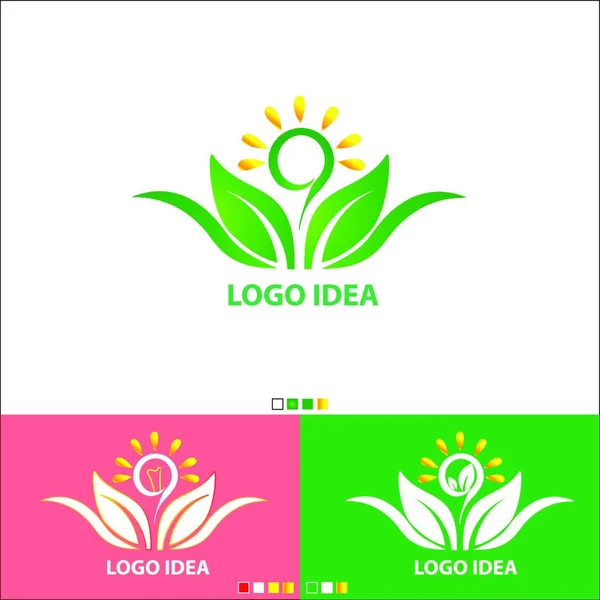 Logo Avec Idée Illustration Vectorielle Moderne — Image vectorielle