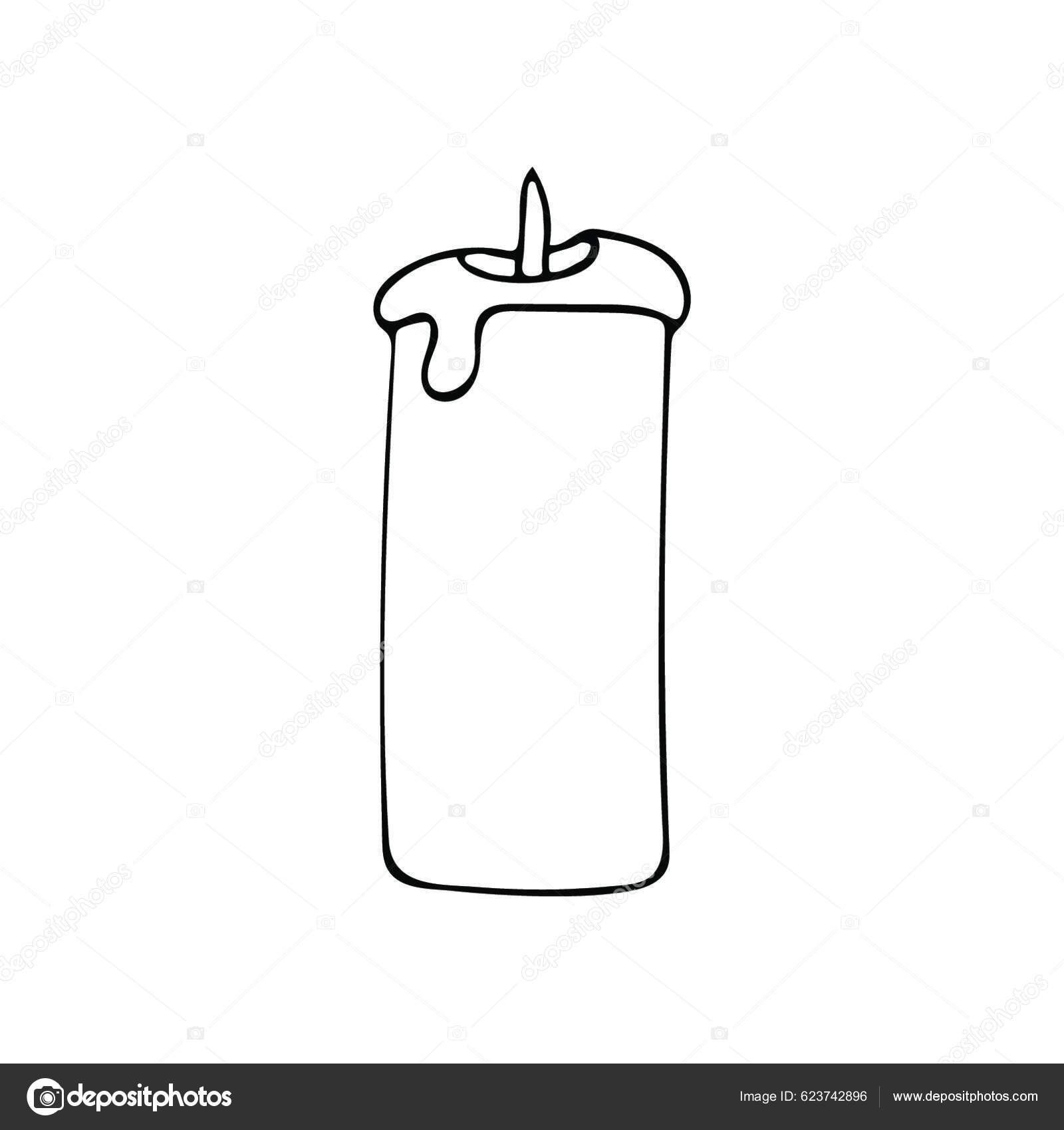 Candle Line Art Paraffin Candle Wick Wax Lighting Aromatherapy Old