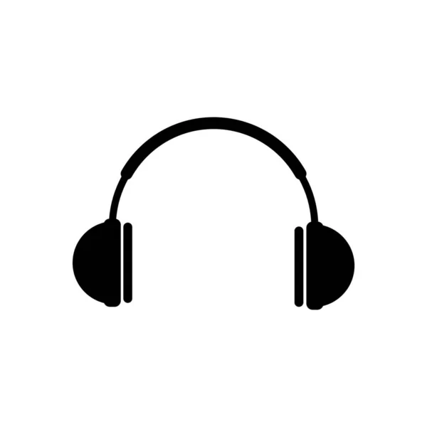 Headphone Icon Logo Vector — Stock Vector