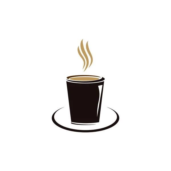 Wektor Logo Filiżanki Kawy — Wektor stockowy