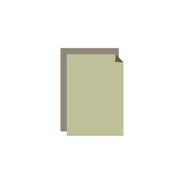 紙のアイコンのロゴベクトル — ストックベクタ