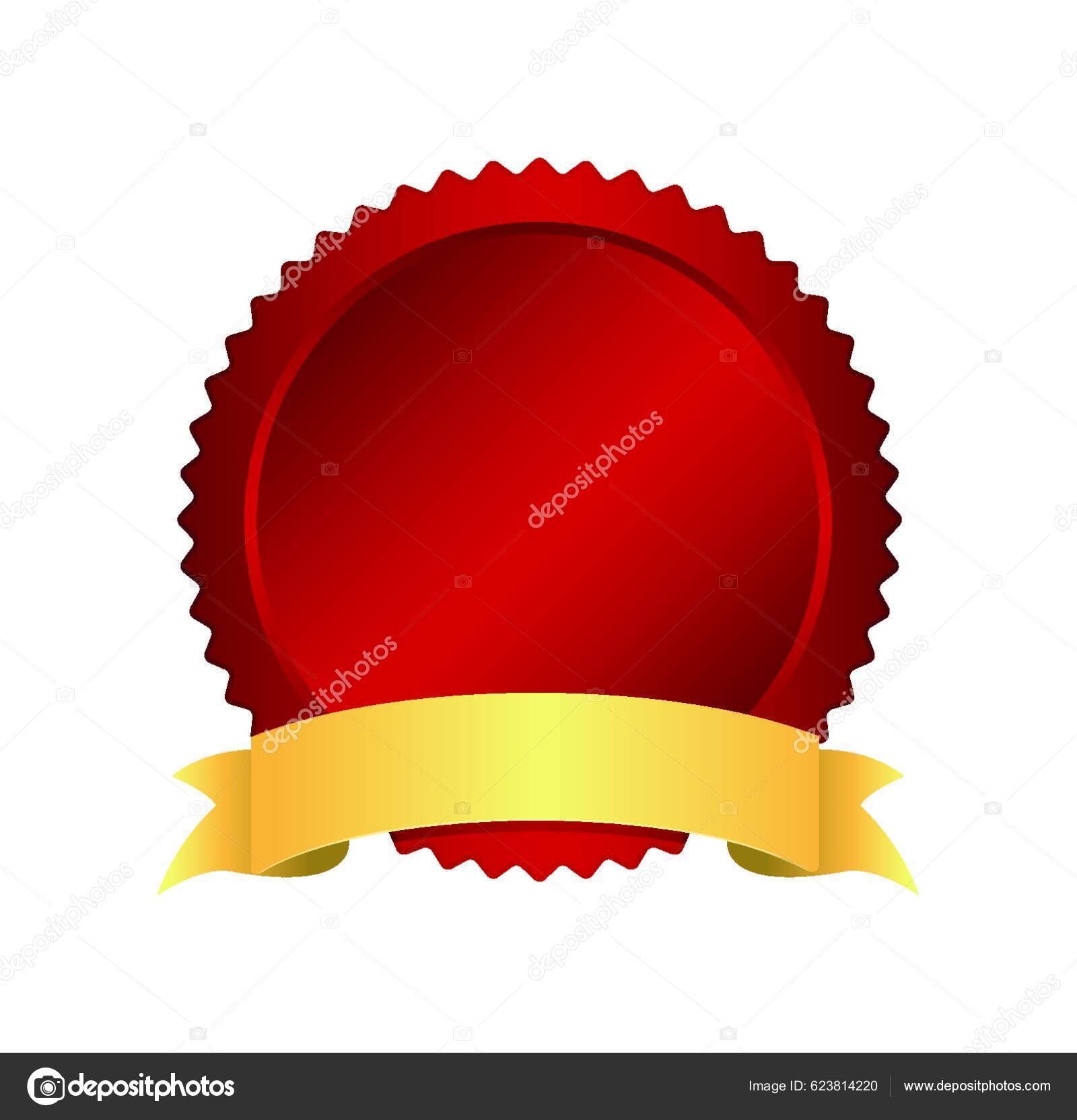 Medal Ribbon Template Vector Illustration Stock Vector by ©YAY_Images