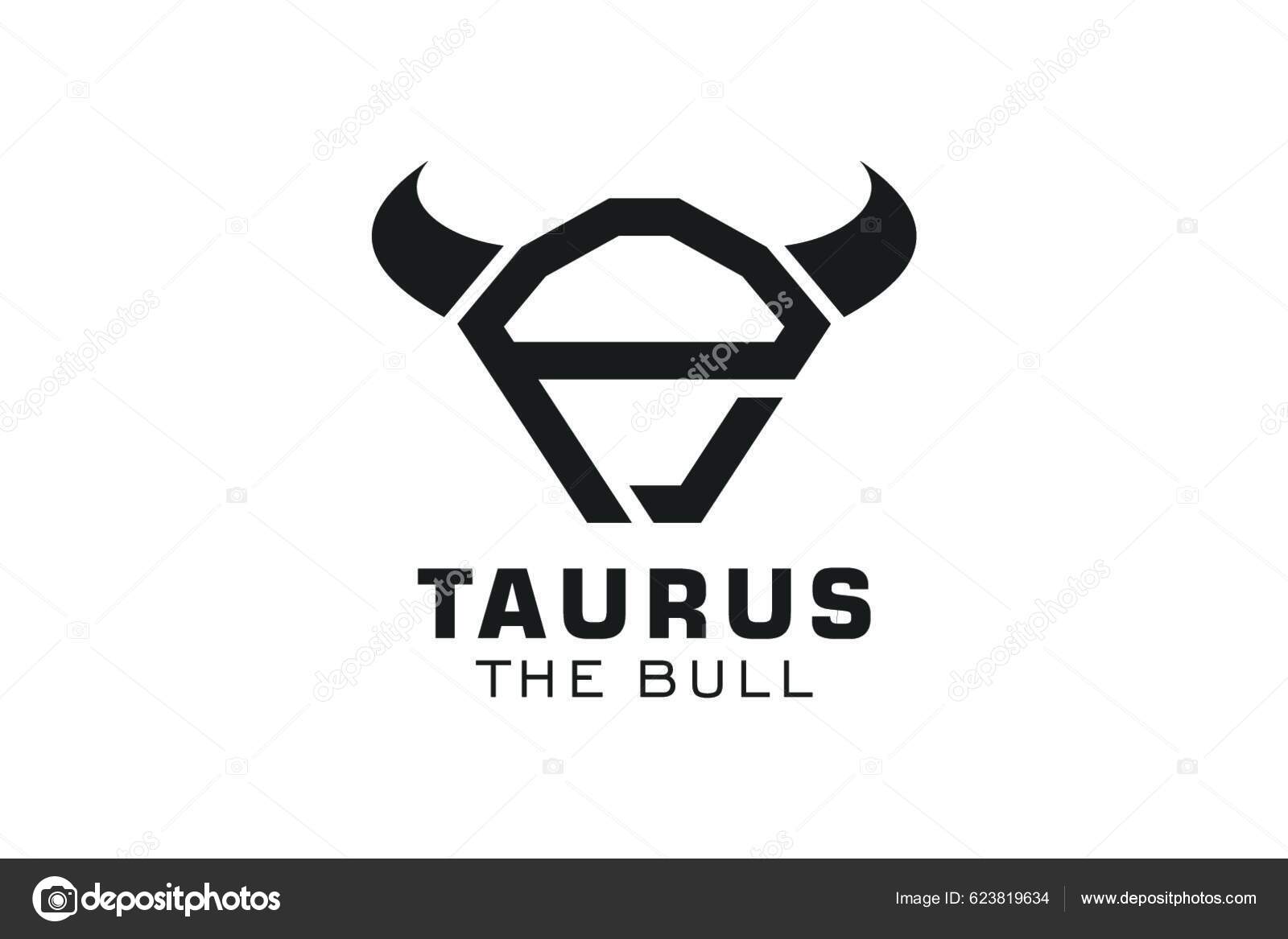Letra Logo Bull Logo Head Bull Logo Monograma Logo Design Vector de