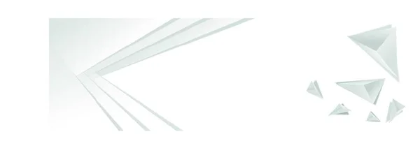 Fondo Blanco Abstracto Con Líneas Triángulos Vector — Archivo Imágenes Vectoriales