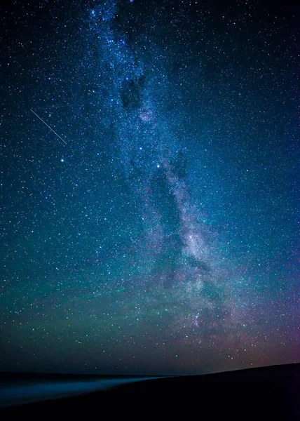 Vía Láctea Estrellas Galaxias Cielo Nocturno — Foto de Stock